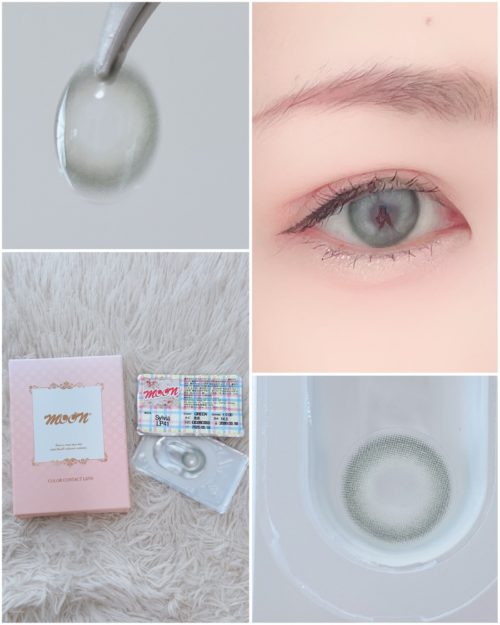 カラコンムーン　シルビアグリーン