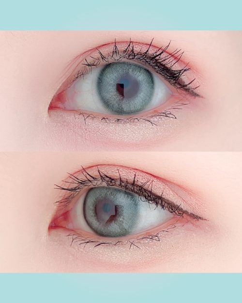 カラコンムーン　シルビアグリーン